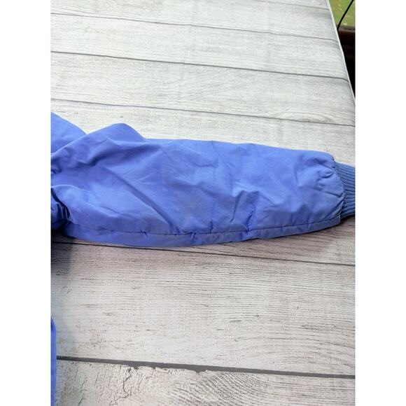 McGregor Vintage Youth Kids Bomber Jacket Coat Blue Pockets Size 12 - Picture 5 of 12